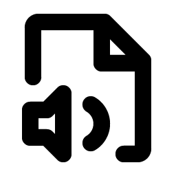 File Audio Bold Smiley – Icons