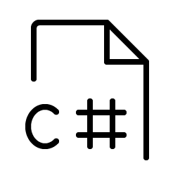 File C Sharp Thin Smiley – Icons