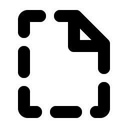 File Dashed Bold Smiley – Icons