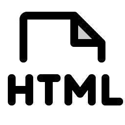 File Html Duotone Smiley – Icons