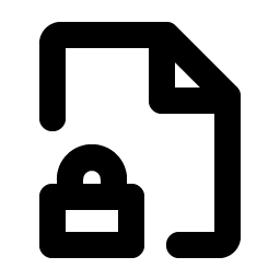 File Lock Bold Smiley – Icons
