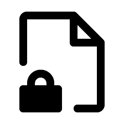 File Lock Fill Smiley – Icons