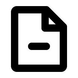 File Minus Bold Smiley – Icons