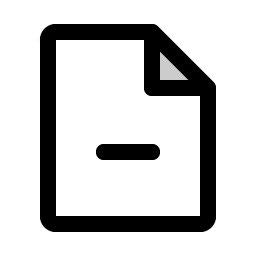 File Minus Duotone Smiley – Icons