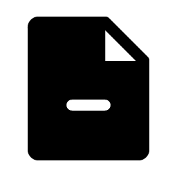 File Minus Fill Smiley – Icons