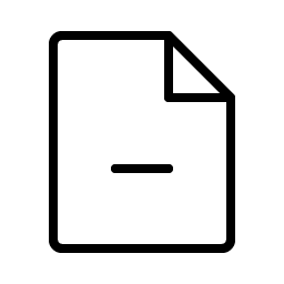 File Minus Thin Smiley – Icons