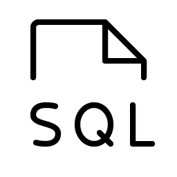 File Sql Thin Smiley – Icons