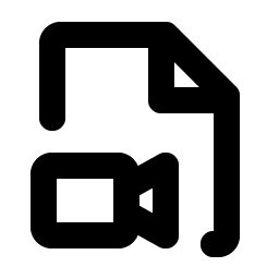 File Video Bold Smiley – Icons