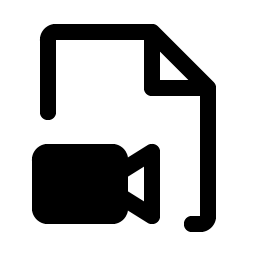 File Video Fill Smiley – Icons