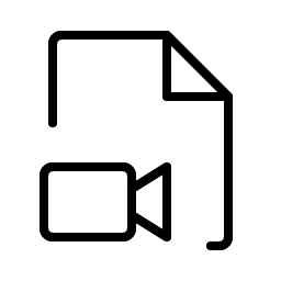 File Video Thin Smiley – Icons