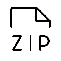 File Zip Thin Smiley – Icons