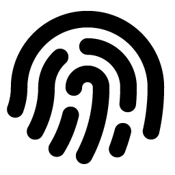 Fingerprint Bold Smiley – Icons