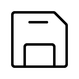 Floppy Disk Thin Smiley – Icons