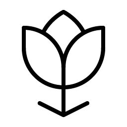 Flower Tulip Thin Smiley – Icons