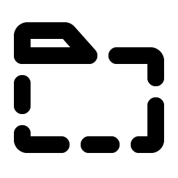 Folder Dashed Bold Smiley – Icons
