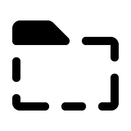 Folder Dashed Fill Smiley – Icons