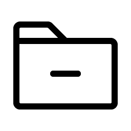 Folder Minus Light Smiley – Icons