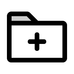 Folder Plus Duotone Smiley – Icons