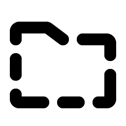 Folder Simple Dashed Bold Smiley – Icons