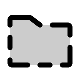 Folder Simple Dashed Duotone Smiley – Icons