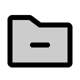 Folder Simple Minus Duotone Smiley – Icons