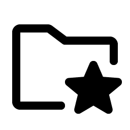 Folder Simple Star Fill Smiley – Icons