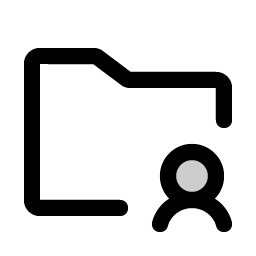 Folder Simple User Duotone Smiley – Icons