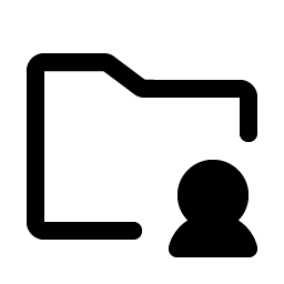 Folder Simple User Fill Smiley – Icons