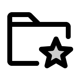 Folder Star Duotone Smiley – Icons