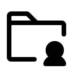 Folder User Fill Smiley – Icons