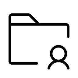Folder User Thin Smiley – Icons