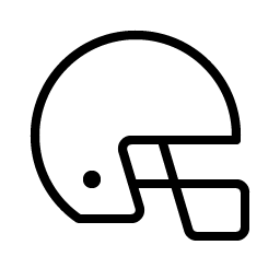 Football Helmet Thin Smiley – Icons