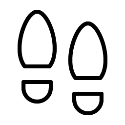 Footprints Thin Smiley – Icons