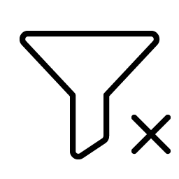 Funnel X Thin Smiley – Icons