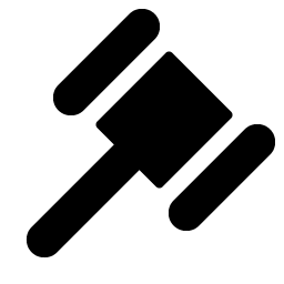 Gavel Fill Smiley – Icons