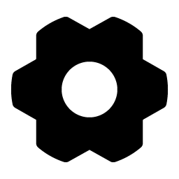 Gear Six Fill Smiley – Icons