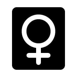 Gender Female Fill Smiley – Icons
