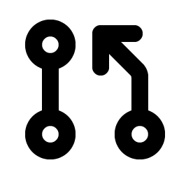 Git Pull Request Bold Smiley – Icons