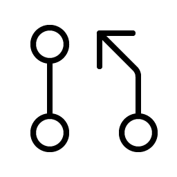 Git Pull Request Thin Smiley – Icons