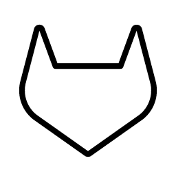 Gitlab Logo Simple Thin Smiley – Icons