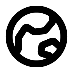 Globe Hemisphere East Bold Smiley – Icons