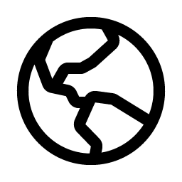 Globe Hemisphere West Smiley – Icons