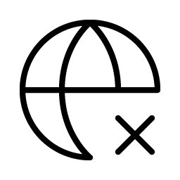 Globe Simple X Thin Smiley – Icons