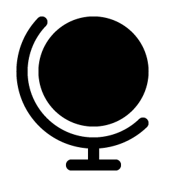 Globe Stand Fill Smiley – Icons
