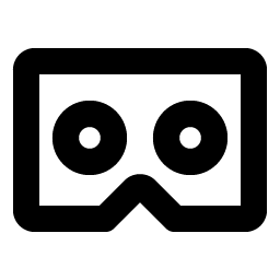 Google Cardboard Logo Bold Smiley – Icons
