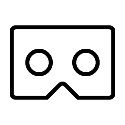 Google Cardboard Logo Thin Smiley – Icons