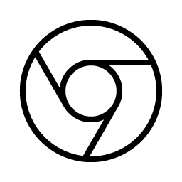 Google Chrome Logo Thin Smiley – Icons