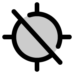 Gps Slash Duotone Smiley – Icons