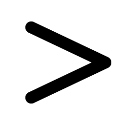 Greater Than Bold Smiley – Icons