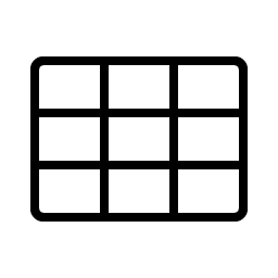 Grid Nine Thin Smiley – Icons